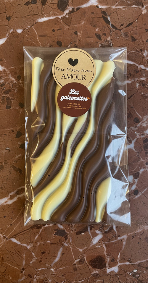 La tablette personnalisable - Chocolat caramel 31%, toppings et message de son choix