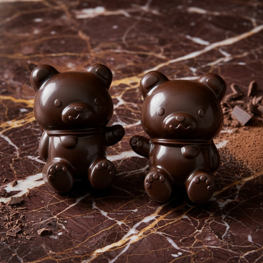 Les ours et chats en guimauve vanille Bourbon Gold
